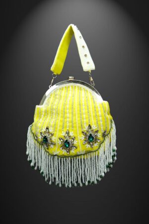 YELLOW GREEN KUNDAN (POTLI)
