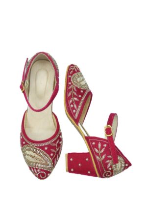 MAGENTA BLOCK HEEL