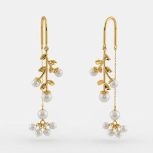 Pearl drop earrings